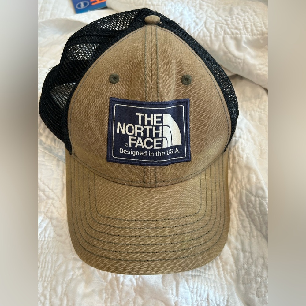 The North Face Khaki and Black Trucker Hat